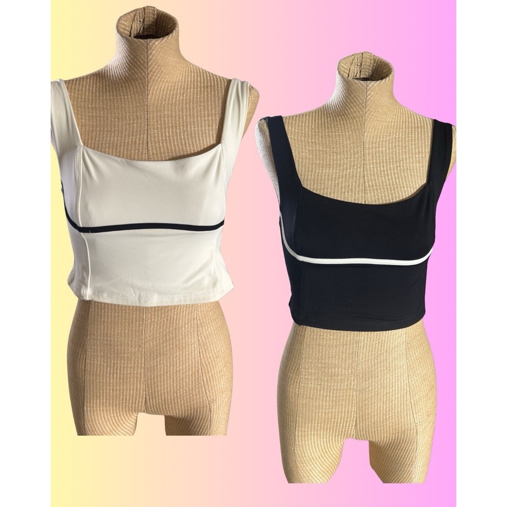 MONDAY Swim Active Wear  Zion Tank Sports Bra- Size Large- Lot Of 2-‎ New -